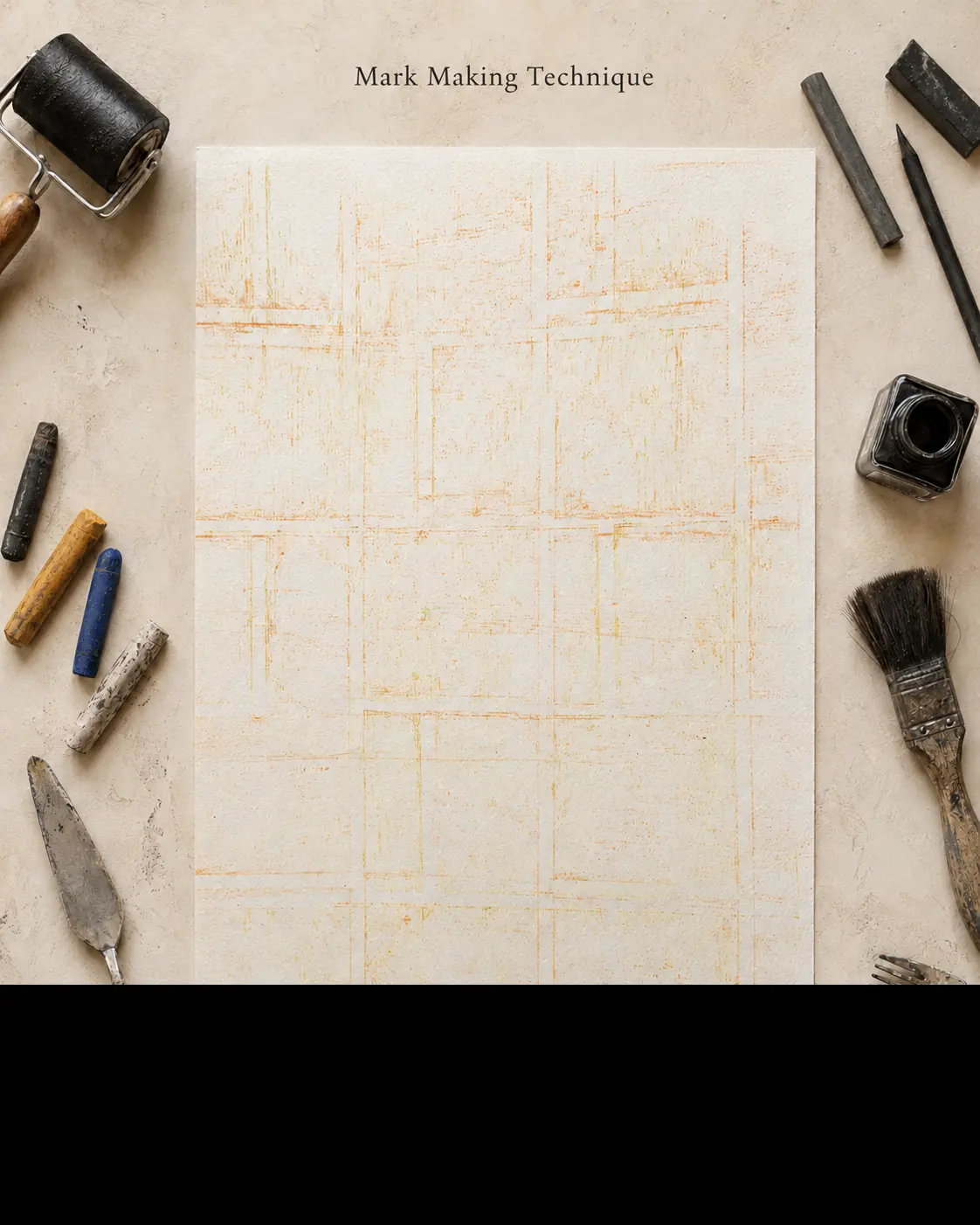 Mark making study