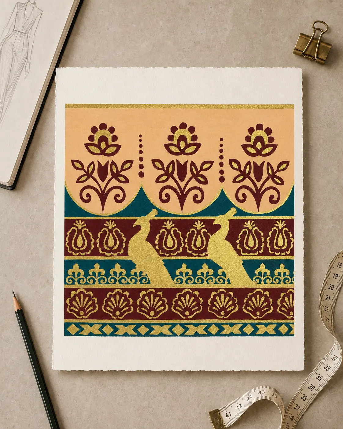 Fashion print artwork