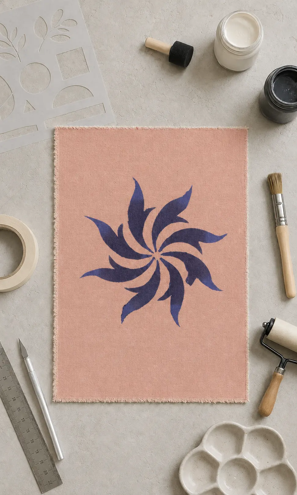 Stenciling study